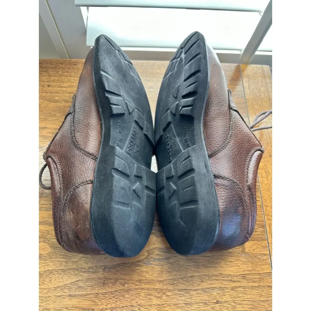 Docker’s Men’s Brown Leather Stain Defender Casual Oxford Size 10 Lace Up